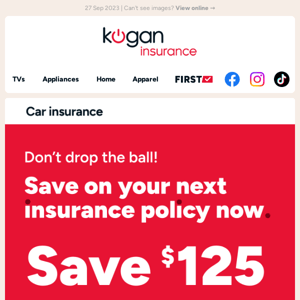 Last Chance: $125 OFF Comprehensive Car Insurance new online policies⁼