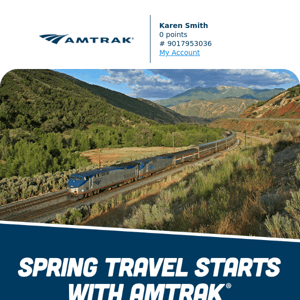 All aboard for spring travel! 🚄