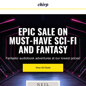 Epic sci-fi and fantasy sale