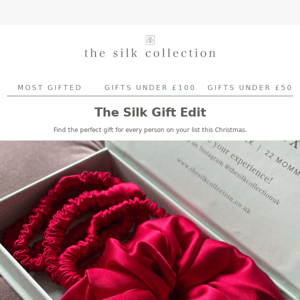 Give the gift of silk this Christmas