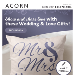 Wedding Gifts & Gifts of Love