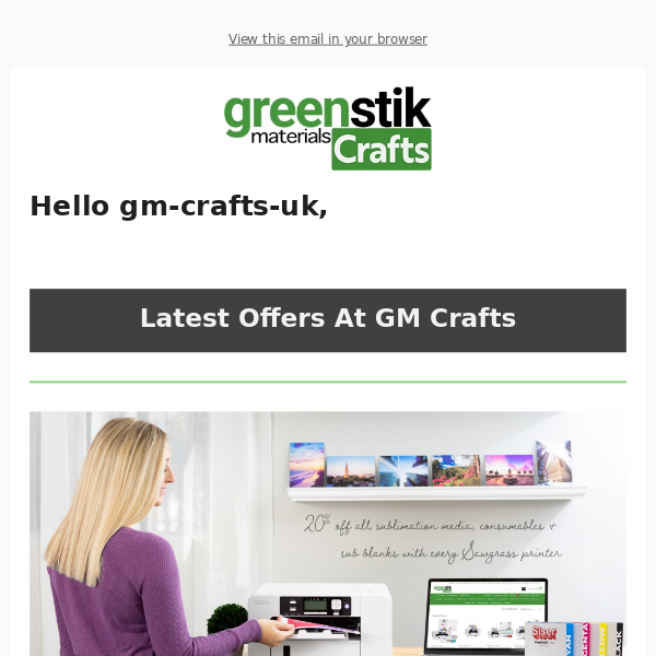 GM Crafts Special Offers