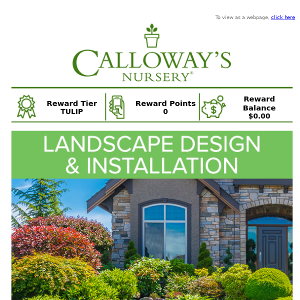 Love your landscape with a new spring look!