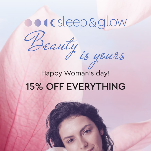 Only 48 hours left | 15% OFF everything this Women's day sale