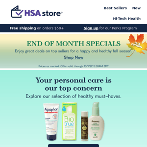 Just for you! Personal care picks to suit your needs