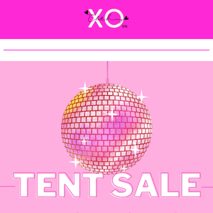 This is your Saturday reminder: TENT SALE TODAY! 🙌🏼