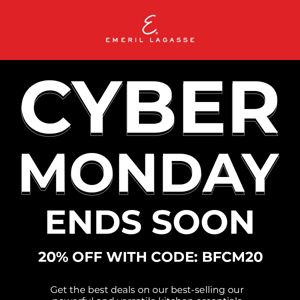 Last Chance For Cyber Monday Deals!