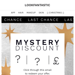 FINAL CALL 🚨 Your Mystery Saving Is Just One Click Away...