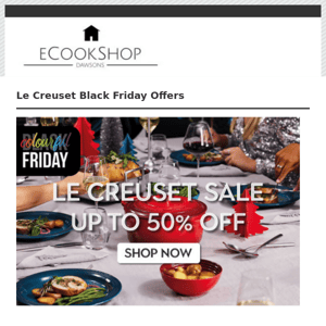 Le Creuset Black Friday Sale - Up To 50% Off