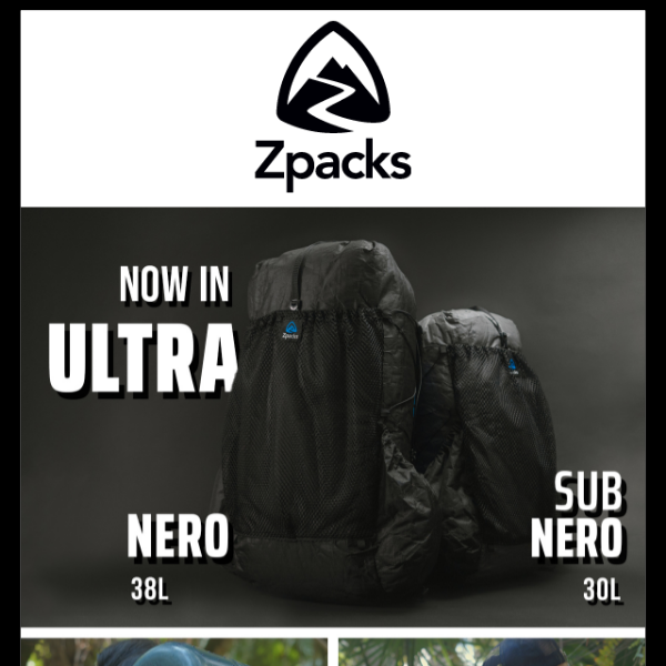 Introducing: Nero Ultra L & Sub Nero Ultra L Backpacks 🎒   Zpacks