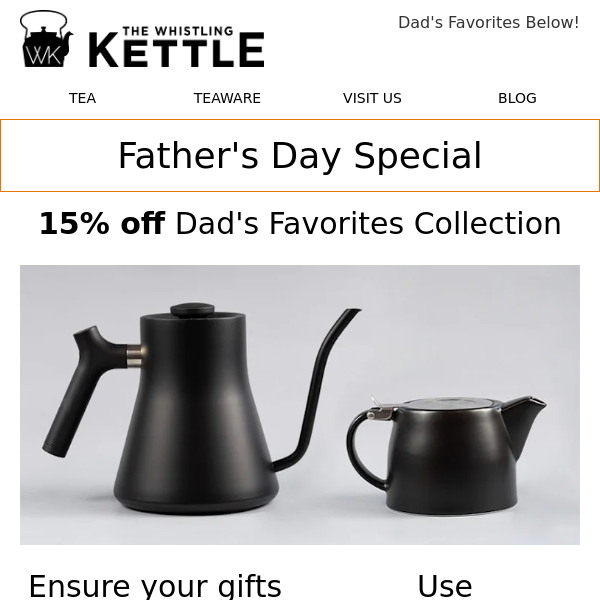 Say Thanks Dad With 15% Off His Favorites!👔🎁