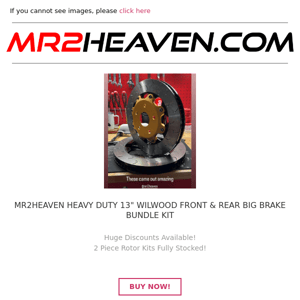 Don't miss out! MR2 Heaven Black Friday SALE Big Savings + Buy Now Pay Later Options with Affirm