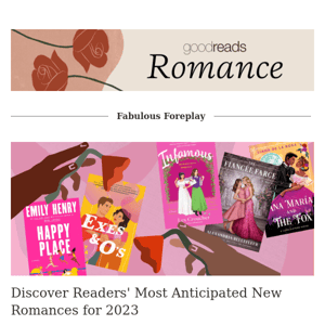 It's Romance Week on Goodreads!