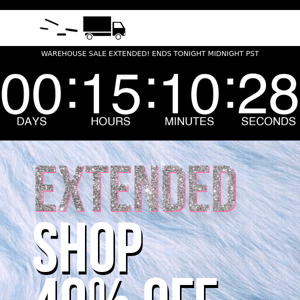 SALE EXTENDED! ⭐
