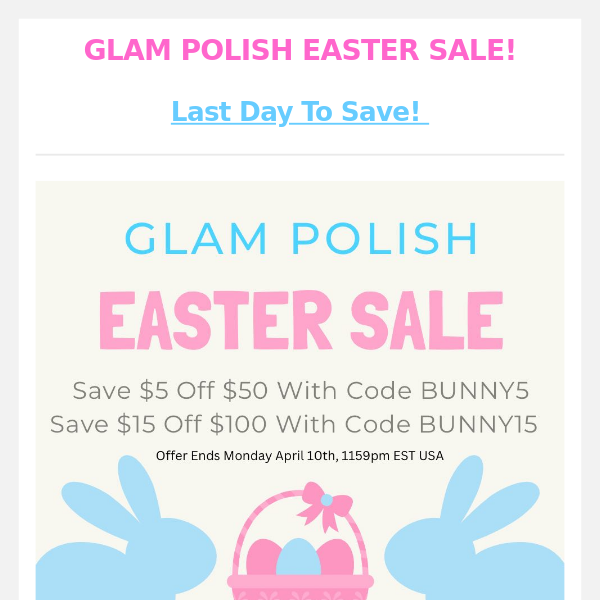 Easter Sale! 🐰🐥 (Last Day To Save)