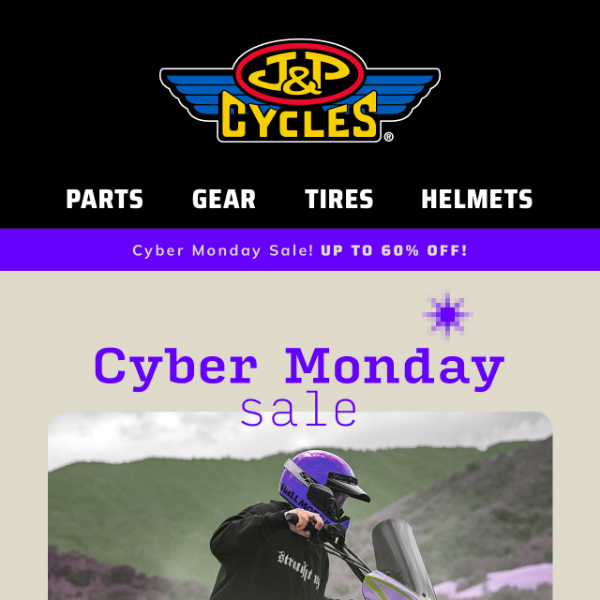 Cyber Monday All Week Long! Up To 60% Off