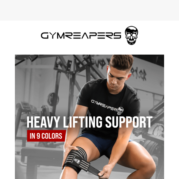 Pain-Free Workouts // Shop Adjustable Knee Wraps - Gym Reapers