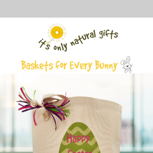 Free Shipping on Custom Easter Baskets Ends Monday