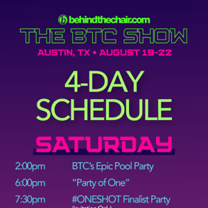 Check out The BTC Show’s Packed Schedule…