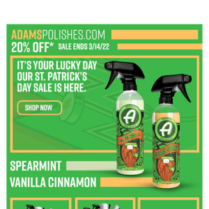 Adam's Pumpkin Spice Detail Spray, Plus 15% Off Storewide!