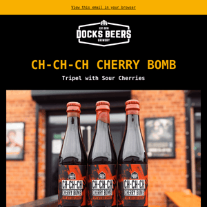 New Beer Drop! Ch-Ch-Ch Cherry Bomb 🍒