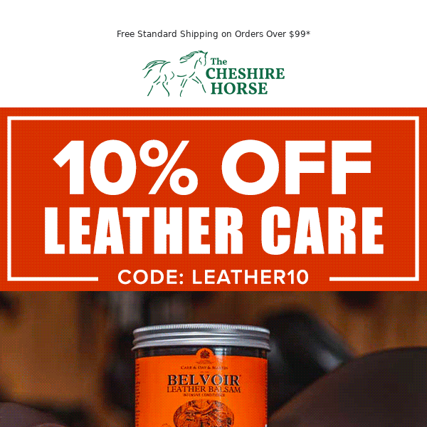 Give Your Tack Some Love With 10% off Leather Care