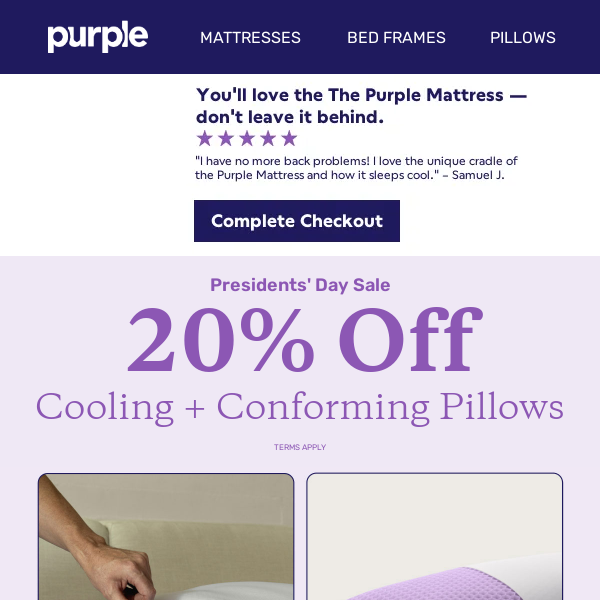 For You: 20% Off Pillows, Bedding + More