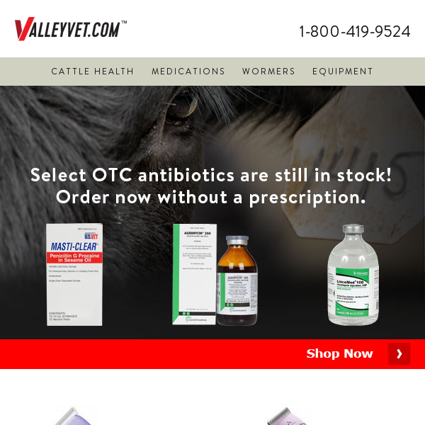 While Supplies Last: OTC Antibiotics Available