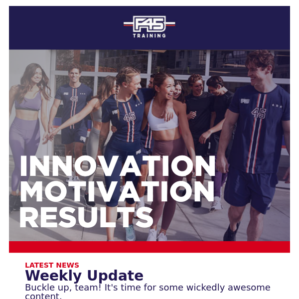 F45 Training Newsletter 👈