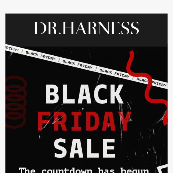 Get ready for our big Black Friday sale