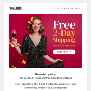 Free 2-Day Shipping Over $70!