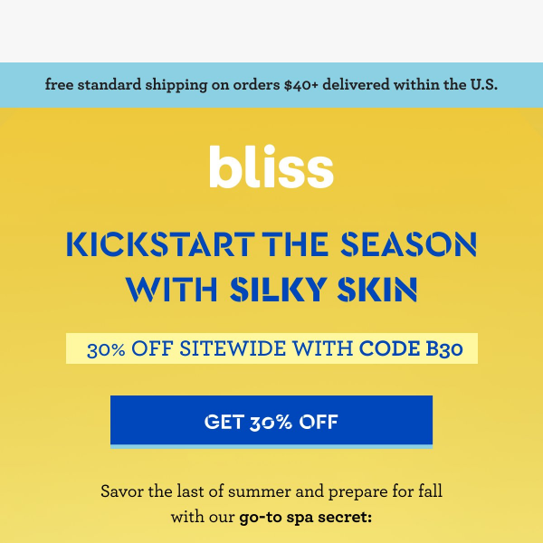 Skin prep 101: Zest up & save 30%!