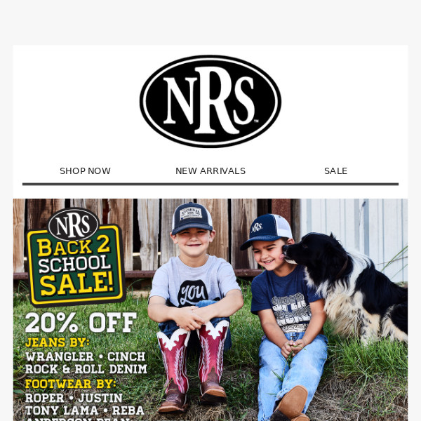 Take 20% Off for Our Back to School Sale!