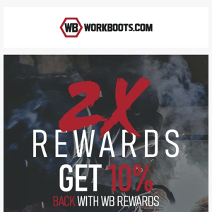 Get TWICE your money back in rewards 🤑