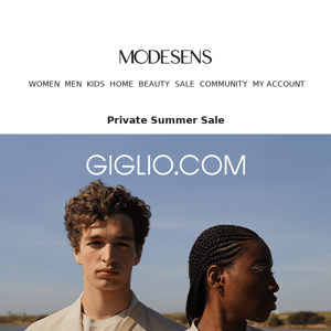 Just For You: The GIGLIO.com Private Summer Sale