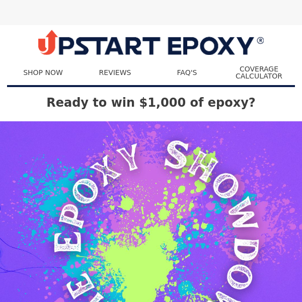 Win $1,000 of Epoxy? Yes Please!
