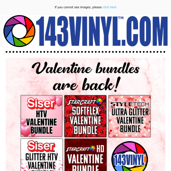 Valentine's Day Bundles are BACK! 🥰
