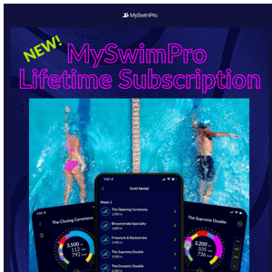 Unlimited Swim Workouts for LIFE!  Start Now 🏊‍♀️