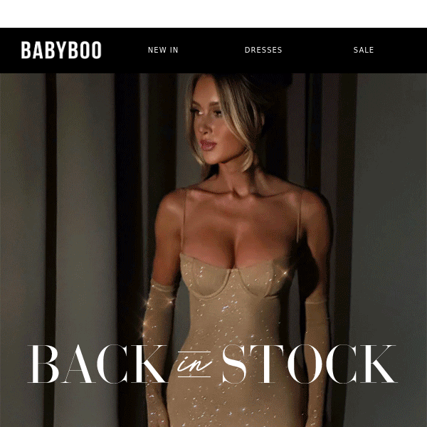 Babyboo Fashion, Your Back in Stock Notification 🤍