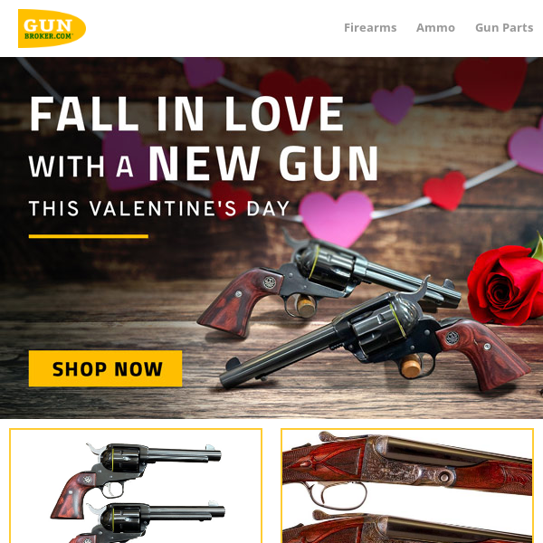 Fall in Love with a new gun this Valentine's Day.