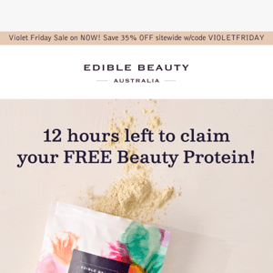 FREE Beauty Protein ends soon!