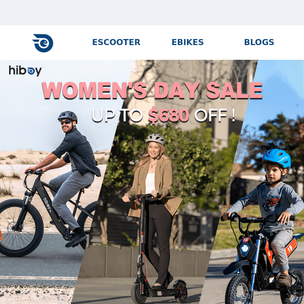 Women's Day Sale is here! | UP TO $680 OFF