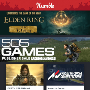 Save up to 90% off in our 505 Games Sale, Elden Ring Sale, Capcom Holiday Sale, WB Games Sale & more!