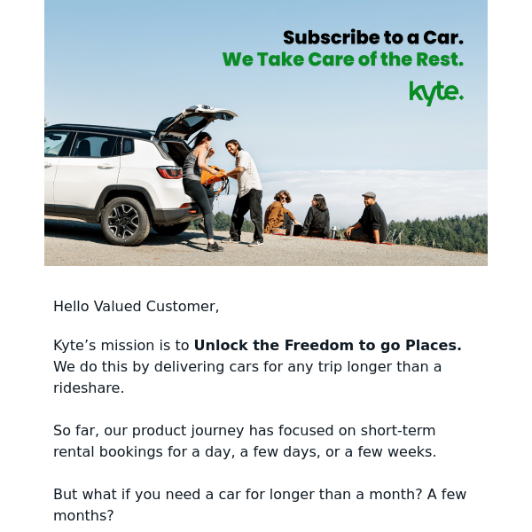 Kyte Product Update: Kyte Subscriptions