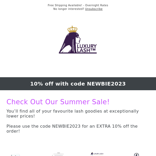 Have you checked our Summer Sale? You can use the code NEWBIE2023 for an EXTRA 10% OFF