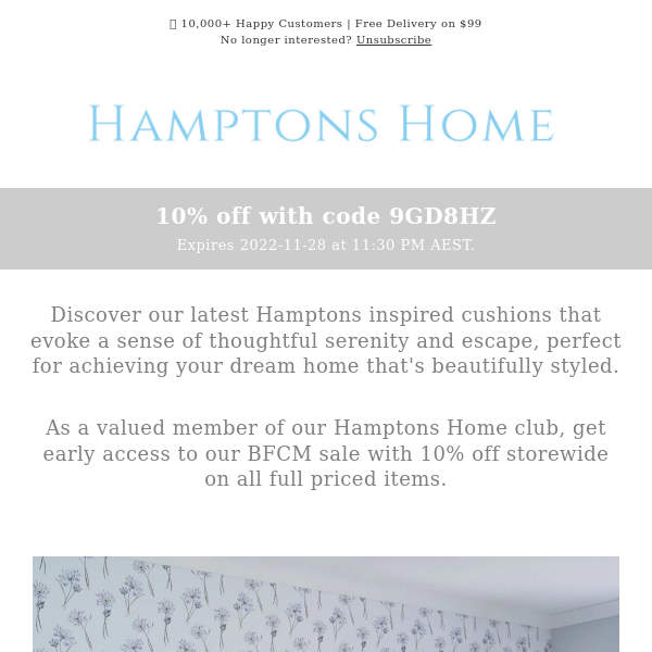 Discover your new favourite Hamptons cushions