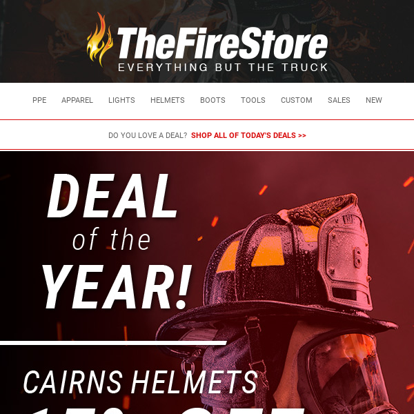 Deal of the year on Cairns Helmets