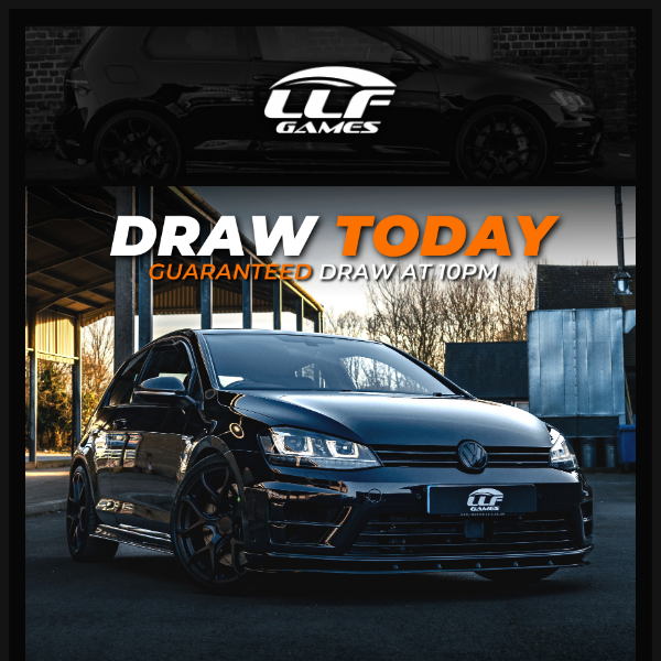 DON'T MISS TODAY'S DRAW! 🚀 Win the ULTIMATE 550bhp Golf R for Just 39p!