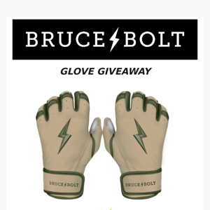 BRUCE BOLT: Glove Giveaway! Win a FREE Pair