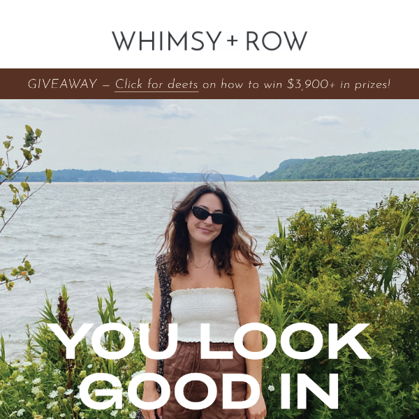 You look GOOD in Whimsy 👀